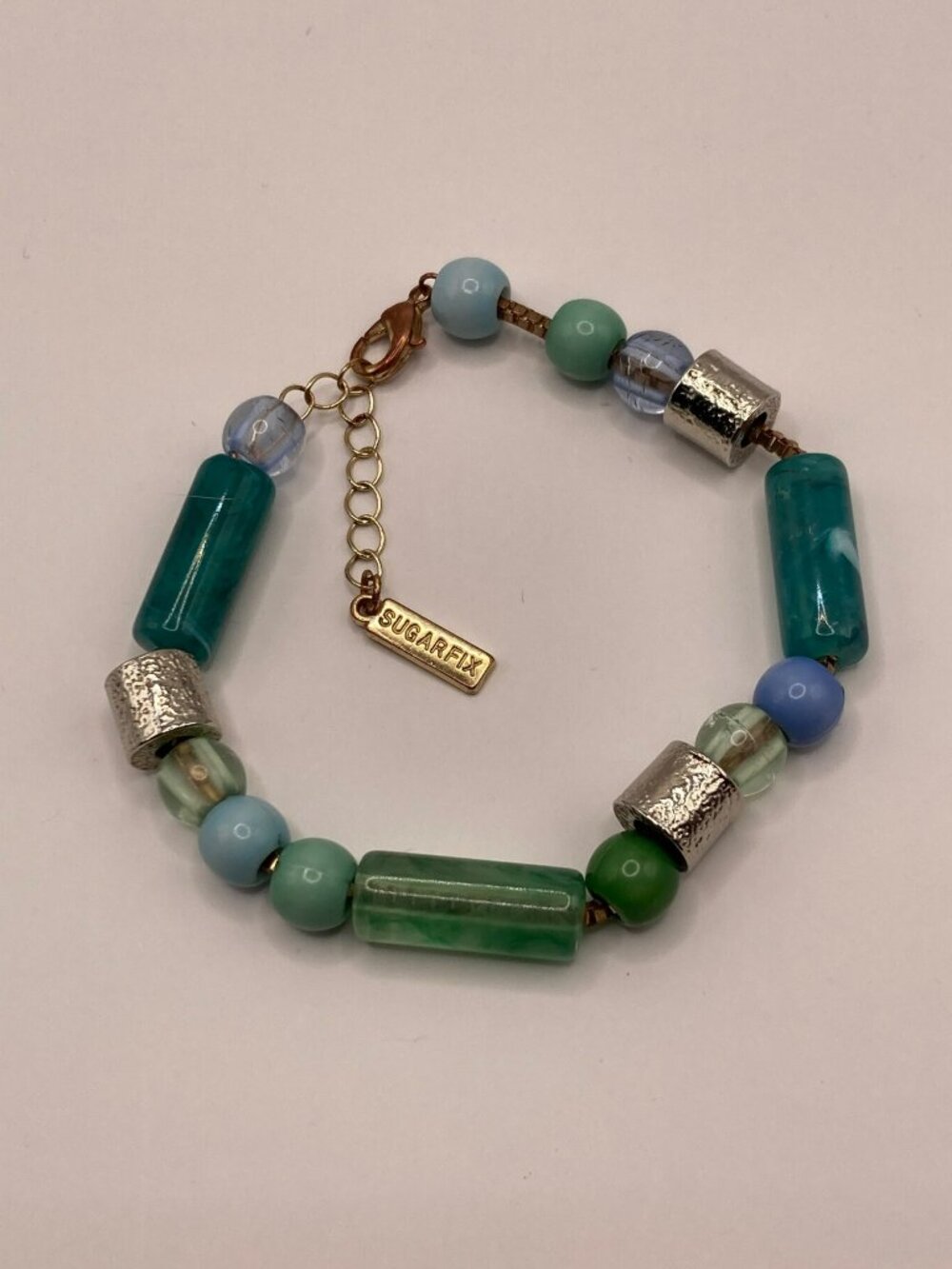 Sugarfix by Baublebar Blue Green Beaded Bracelet -36B